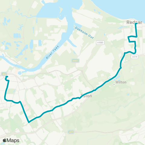 Arriva North East  map