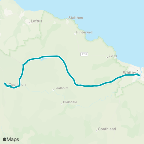 Arriva North East  map