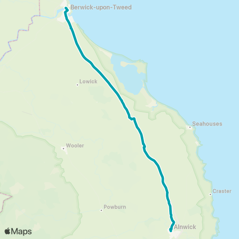 Arriva North East  map