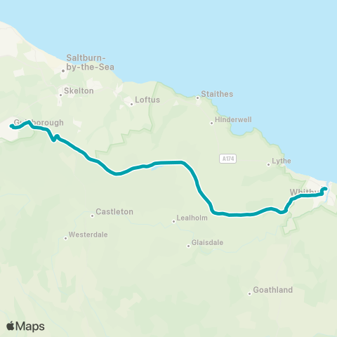 Arriva North East  map