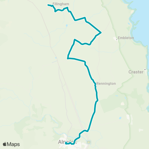 Arriva North East  map