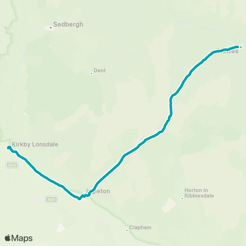 Arriva North East  map