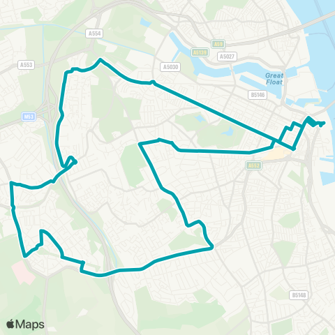 Arriva North West  map