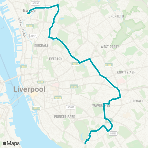 Arriva North West  map