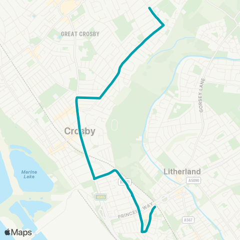 Arriva North West  map