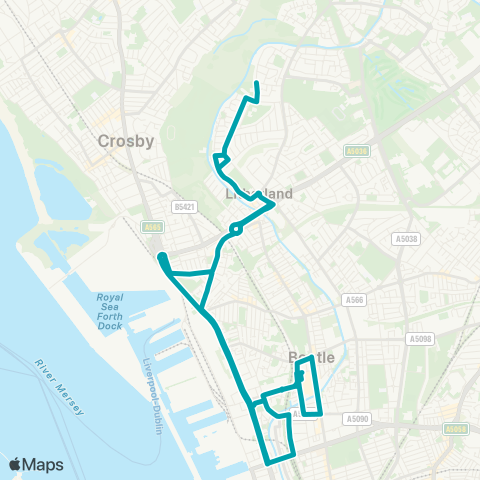 Arriva North West  map