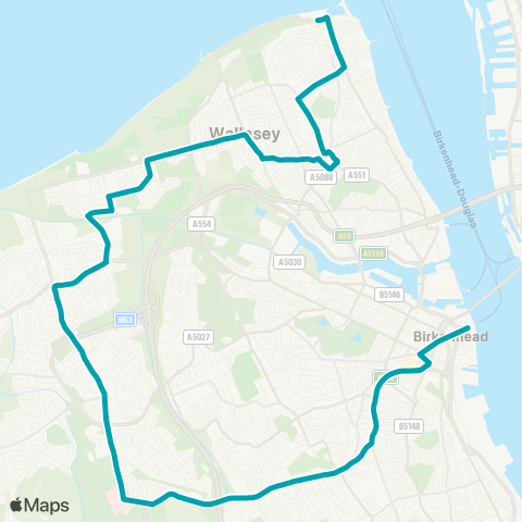 Arriva North West  map