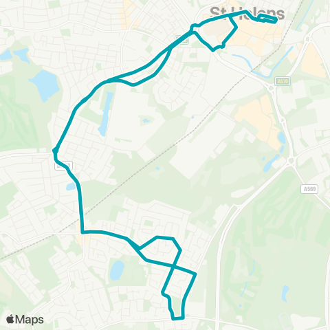 Arriva North West  map