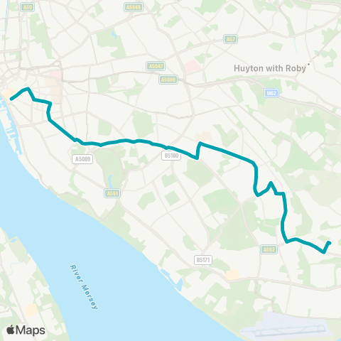 Arriva North West  map