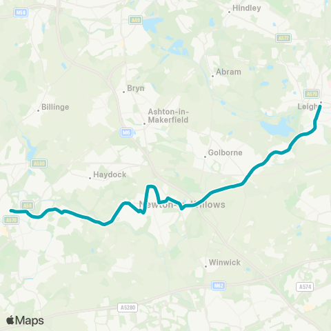 Arriva North West  map