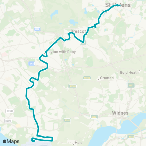 Arriva North West  map