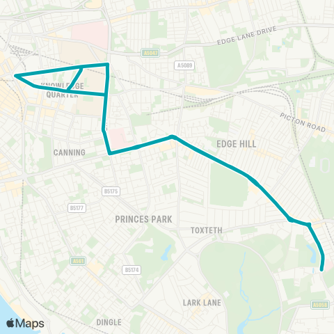 Arriva North West  map