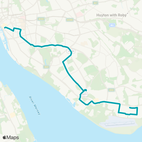 Arriva North West  map