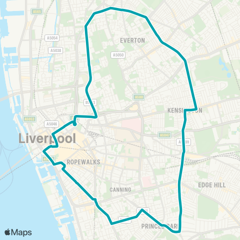 Arriva North West  map