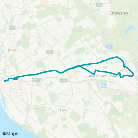 Arriva North West  map