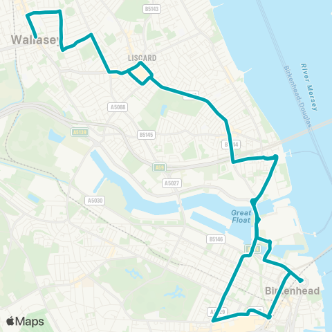 Arriva North West  map