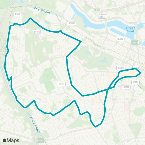 Arriva North West  map