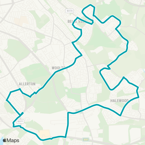 Arriva North West  map