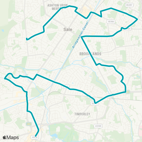 Arriva North West  map