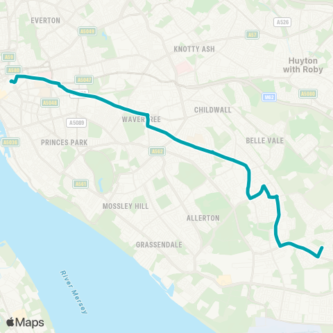 Arriva North West  map