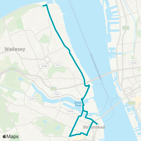 Arriva North West  map