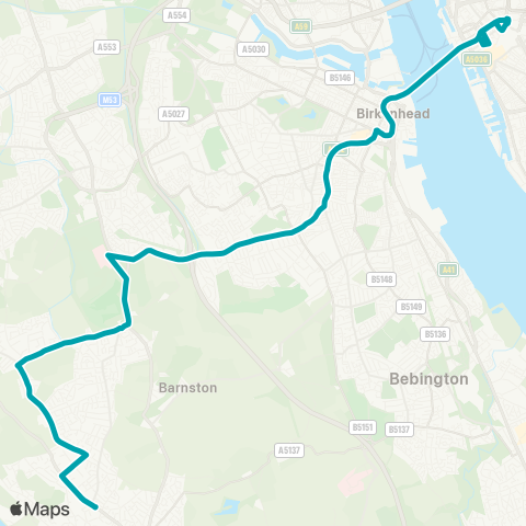 Arriva North West  map