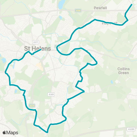 Arriva North West  map