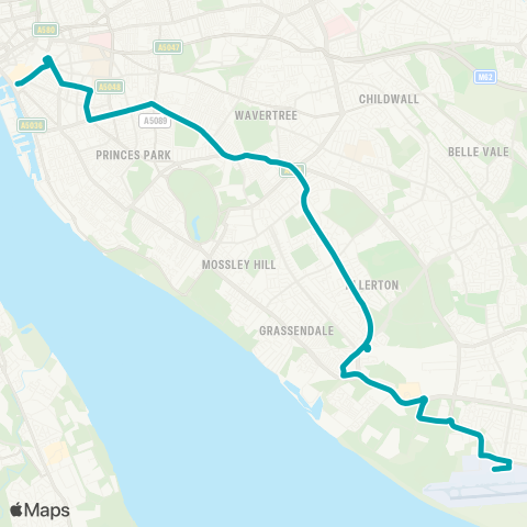 Arriva North West  map