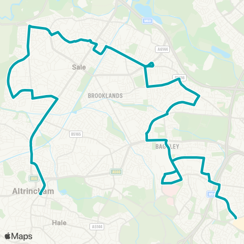 Arriva North West  map