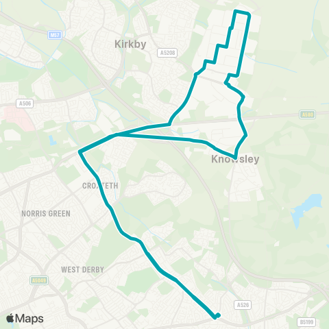 Arriva North West  map