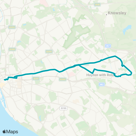 Arriva North West  map