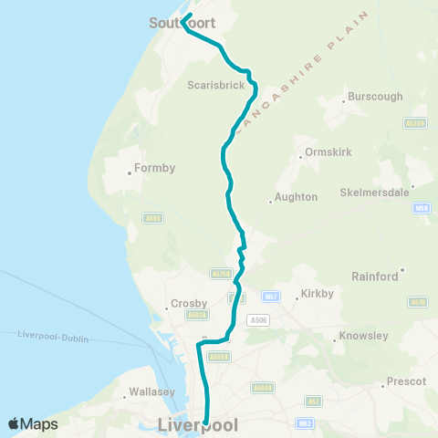 Arriva North West  map