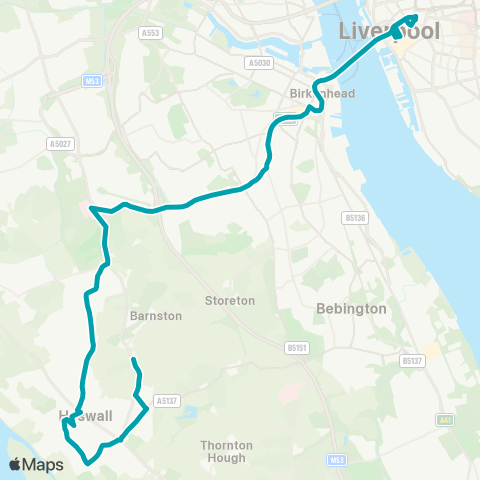 Arriva North West  map