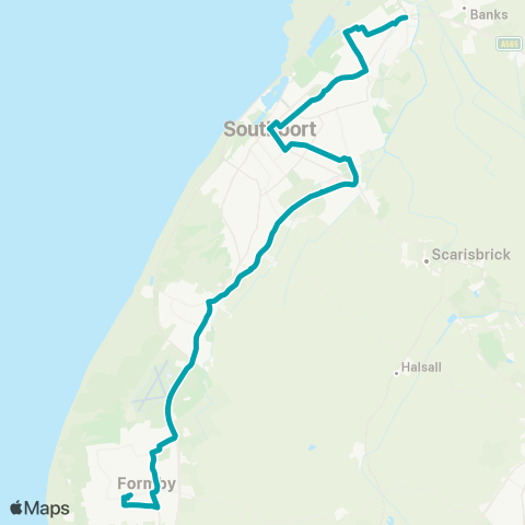 Arriva North West  map