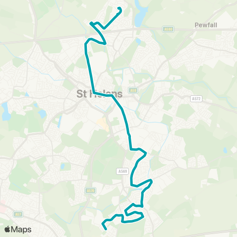 Arriva North West  map