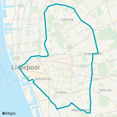 Arriva North West  map