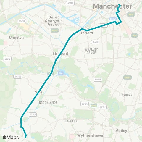 Arriva North West  map