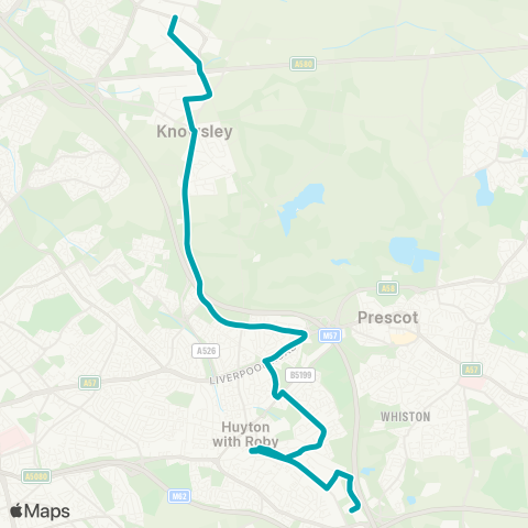 Arriva North West  map