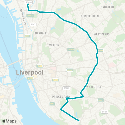 Arriva North West  map