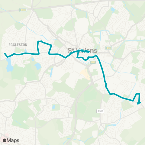 Arriva North West  map