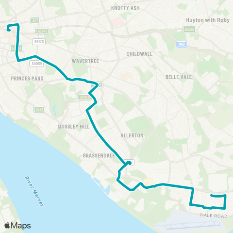 Arriva North West  map