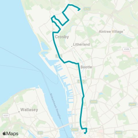 Arriva North West  map