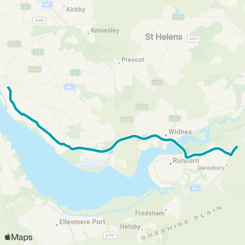 Arriva North West  map