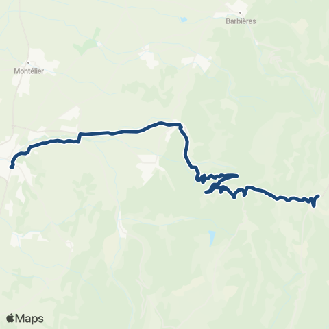 ARA Cars Région Drôme - Scolaire Sco le Chaffal - Chabeuil map