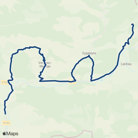 ARA Cars Région Drôme - Scolaire Sco Mevouillon - Villefranche - Sederon map