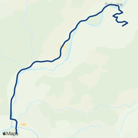 ARA Cars Région Drôme - Scolaire Sco Curnier - Sahune map