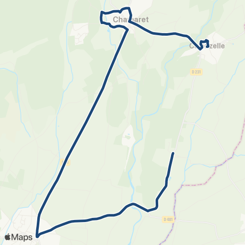 ARA Cars Région Drôme - Scolaire Sco Colonzelle - Chamaret map