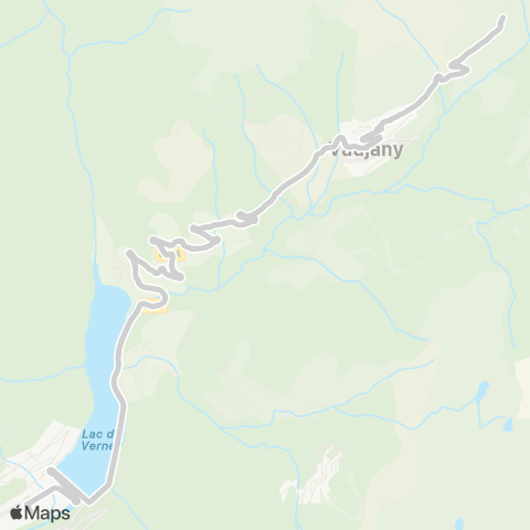 ARA Cars Région Isère - Scolaire Primaire Vaujany-Allemont map