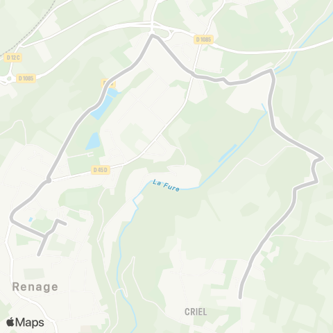 ARA Cars Région Isère - Scolaire Primaire Criel de Renage-Renage map