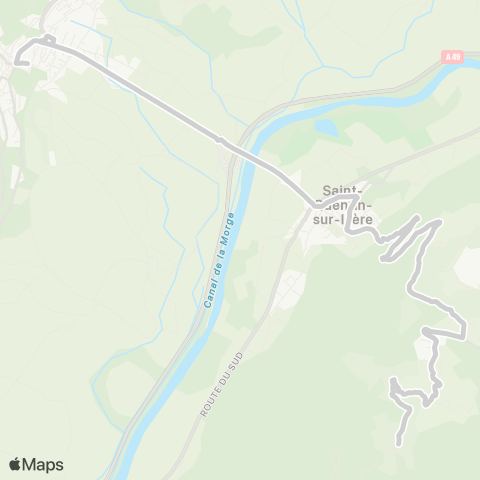 ARA Cars Région Isère - Scolaire Montaud-Tullins map